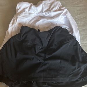 Set of 2 gently used tennis skirts